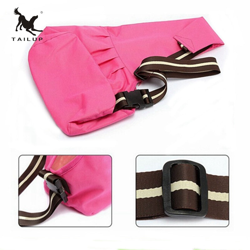 Bolso bandolera cortaviento para perros y gatos pequeños