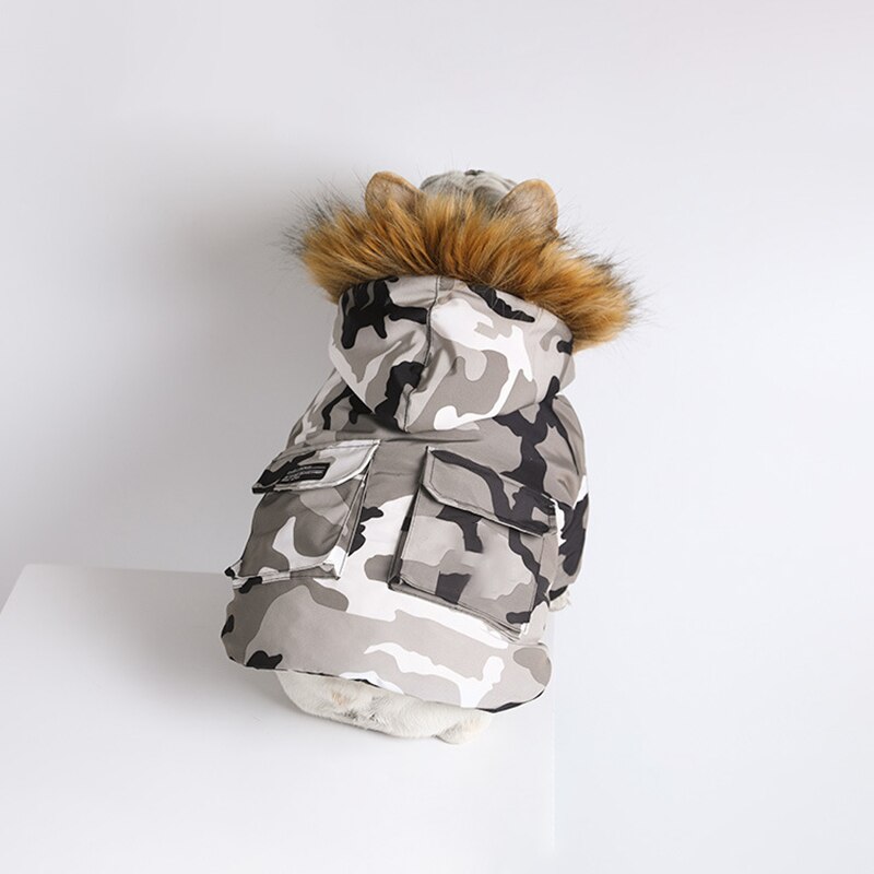 Abrigo acolchado de invierno para perros