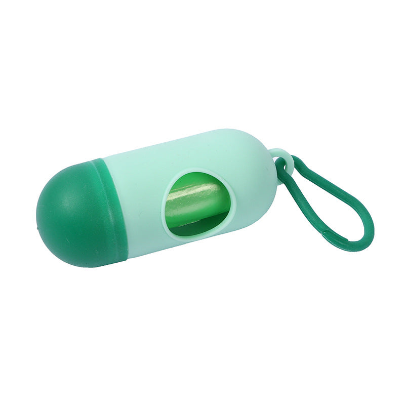 Cápsula dispensadora para bolsas de excrementos