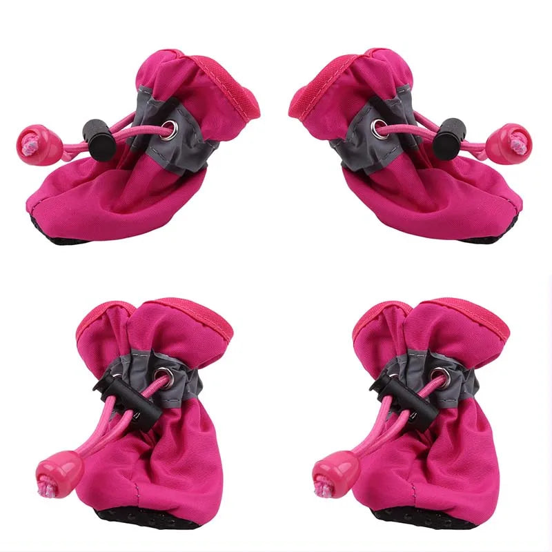 Botas impermeables antideslizantes para perro y gato (4 uds.)