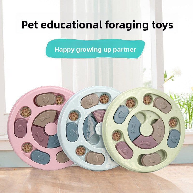Comedero lento interactivo tipo puzle para perros