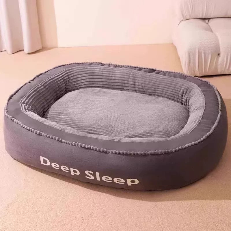 Cama acolchada y lavable para perros