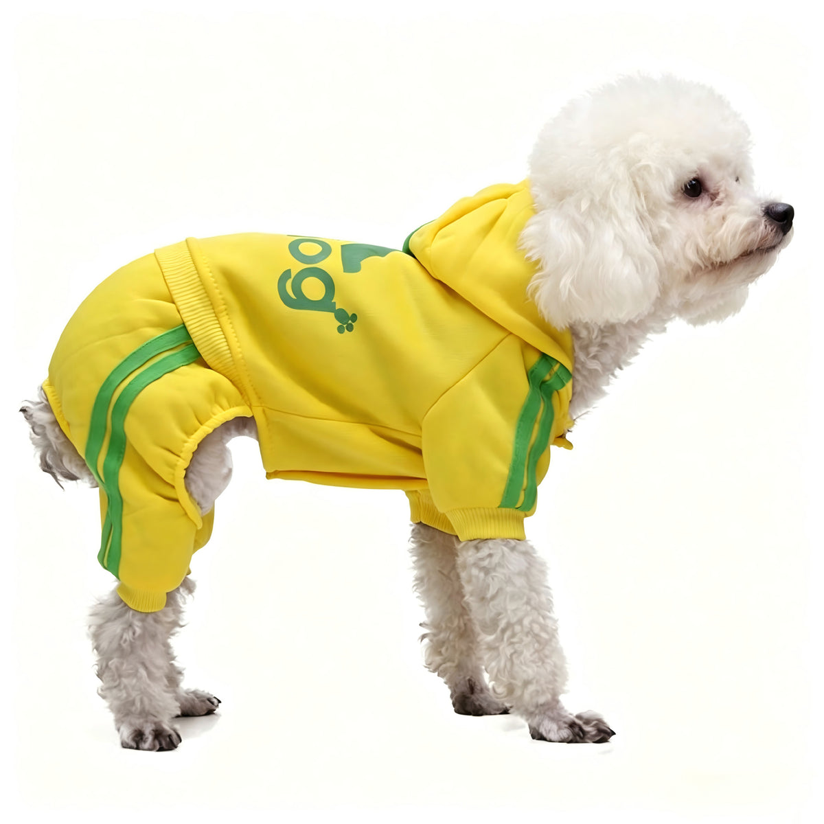 Sudadera con capucha de cuatro patas para perros y gatos