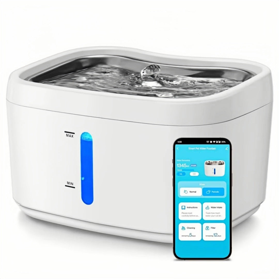 Fuente automática de agua filtrada para perros y gatos