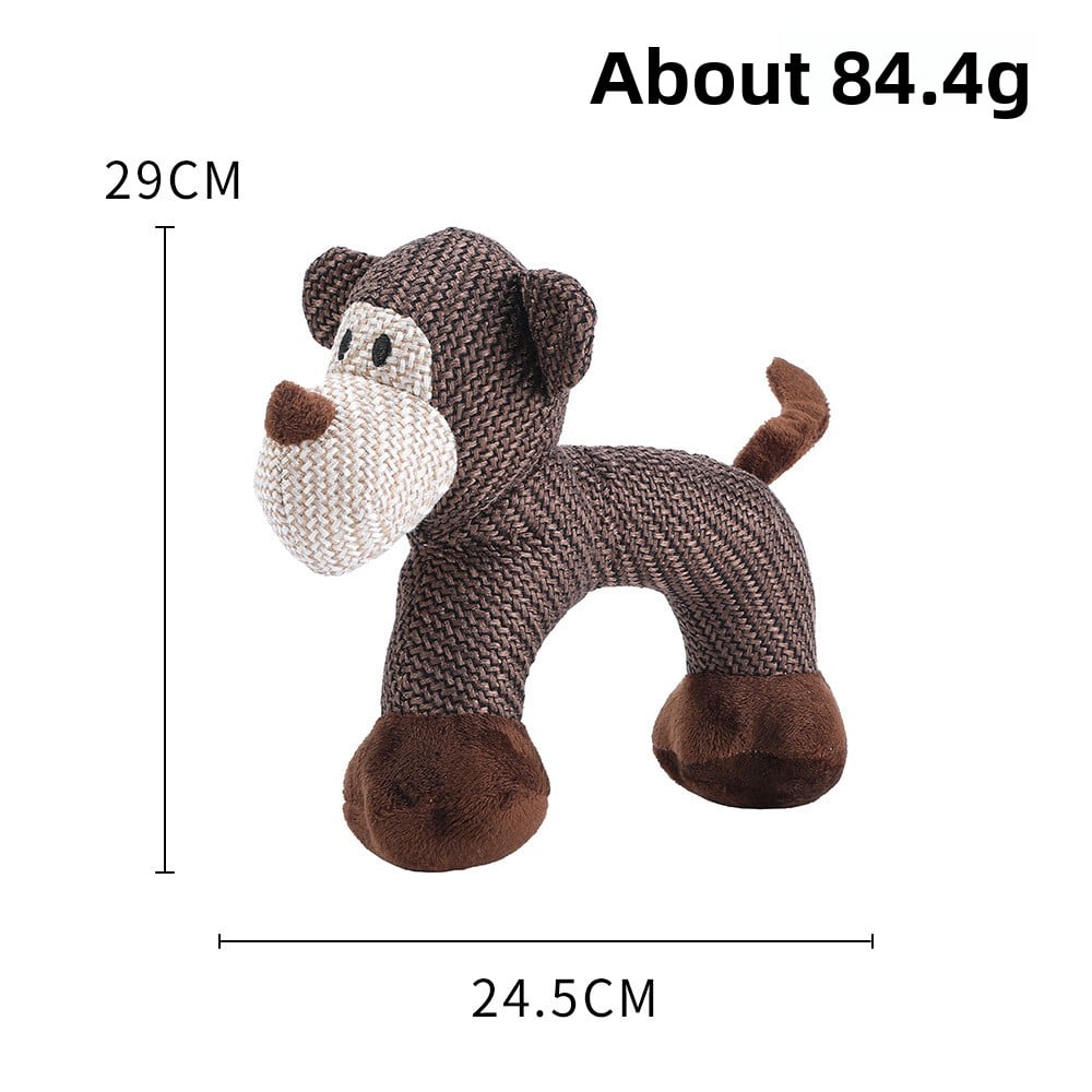 Juguete de peluche resistente para perros y gatos