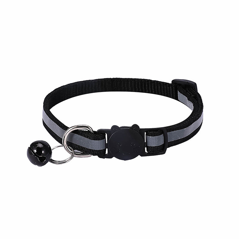 Collar reflectante para gatos con hebilla felina