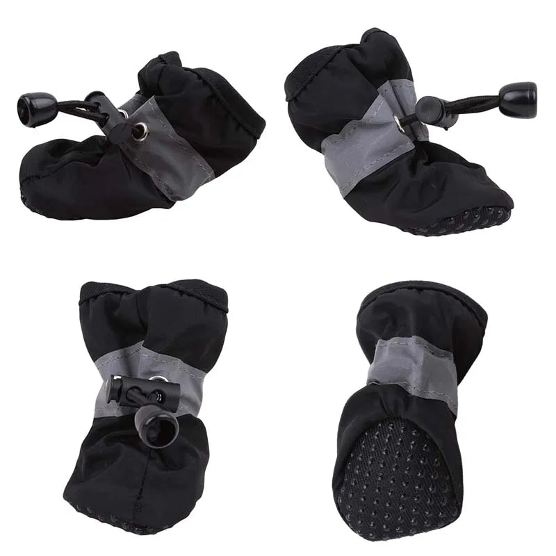 Botas impermeables antideslizantes para perro y gato (4 uds.)