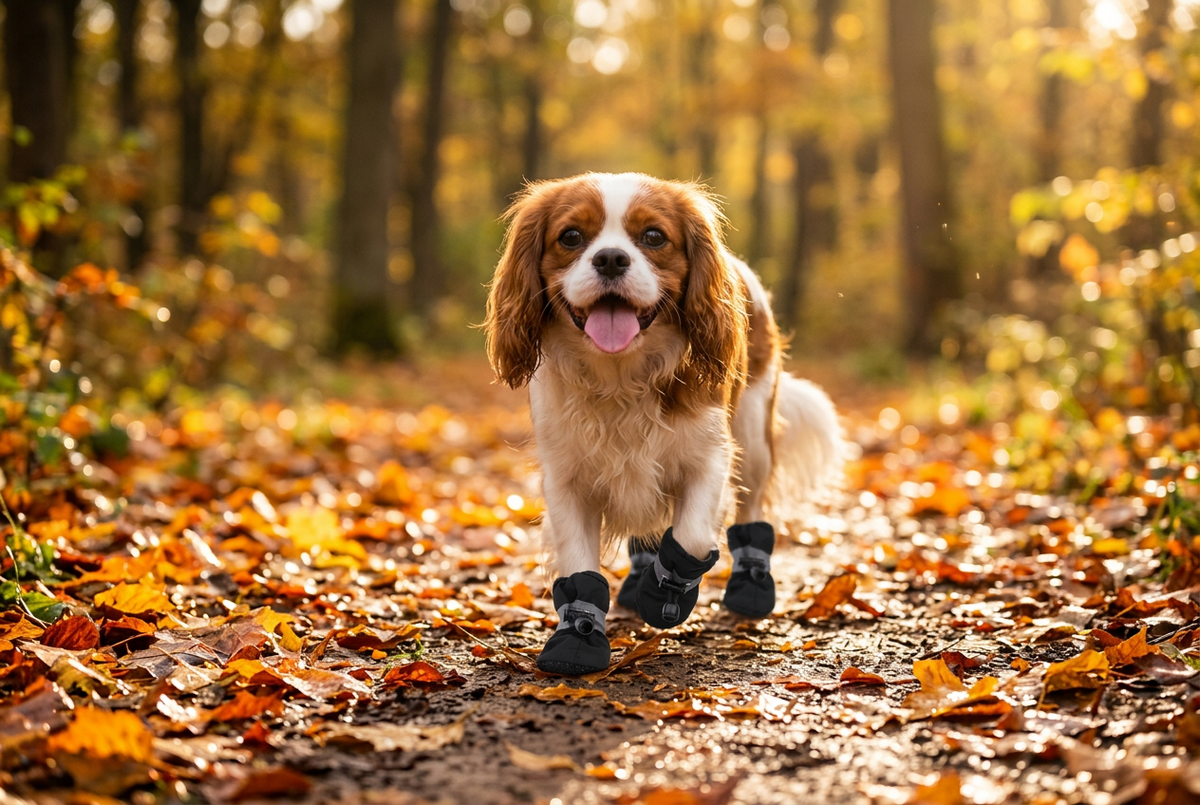 Botas impermeables antideslizantes para perro y gato (4 uds.)