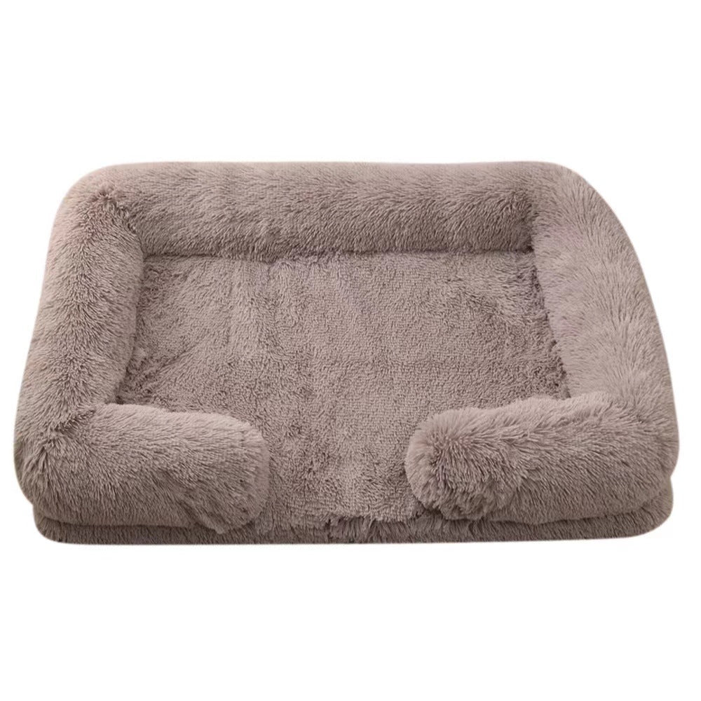 Cama nido de felpa para perros y gatos