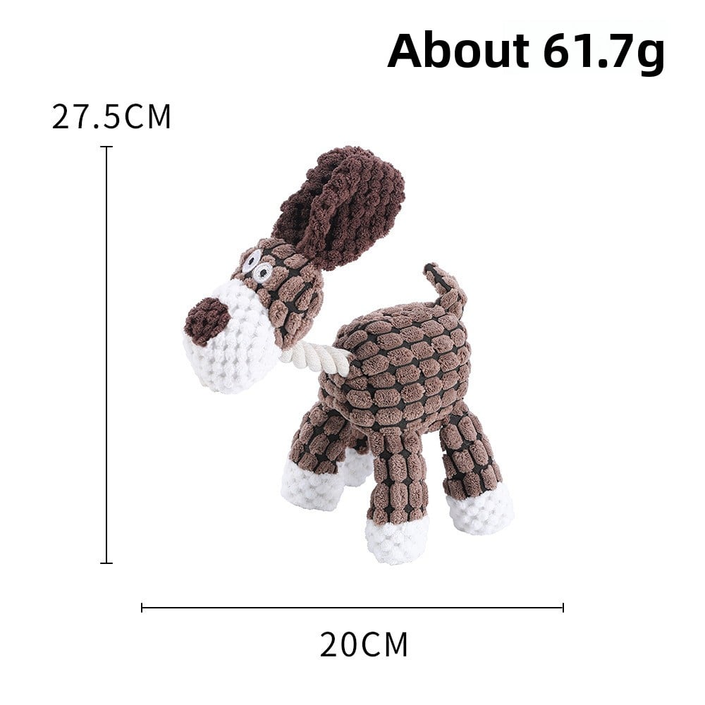 Juguete de peluche resistente para perros y gatos