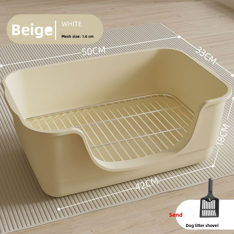 Baño higiénico para perros fácil de limpiar