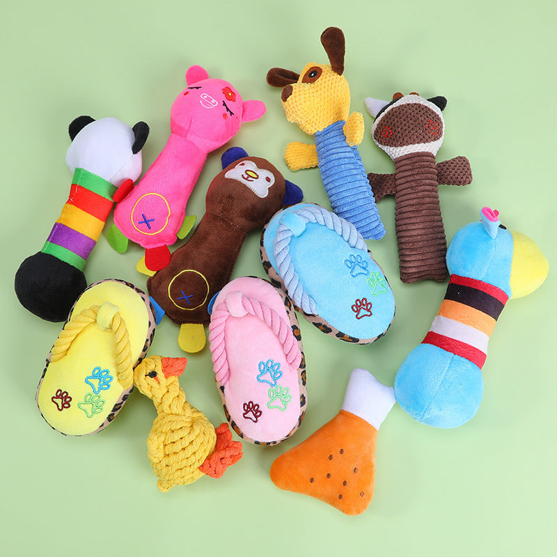 Juguete de peluche resistente para perros y gatos