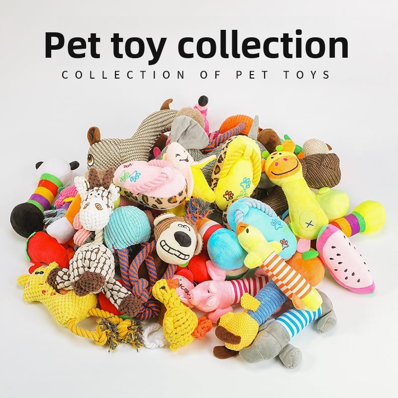 Juguete de peluche resistente para perros y gatos