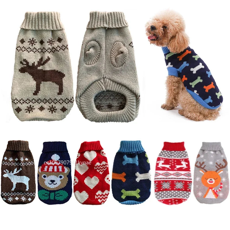 Jersey de punto para perro y gato, cálido para invierno