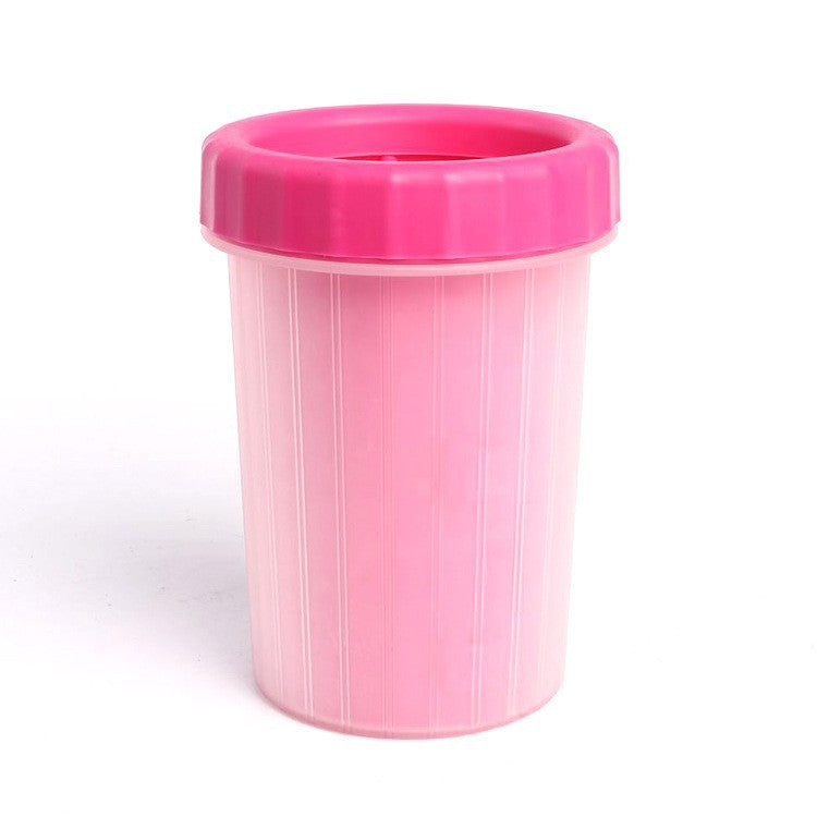 Vaso limpiapatas para perros y gatos, limpieza rápida tras el paseo