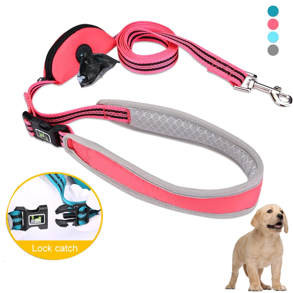 Correa reflectante de nylon para perros de 150 cm