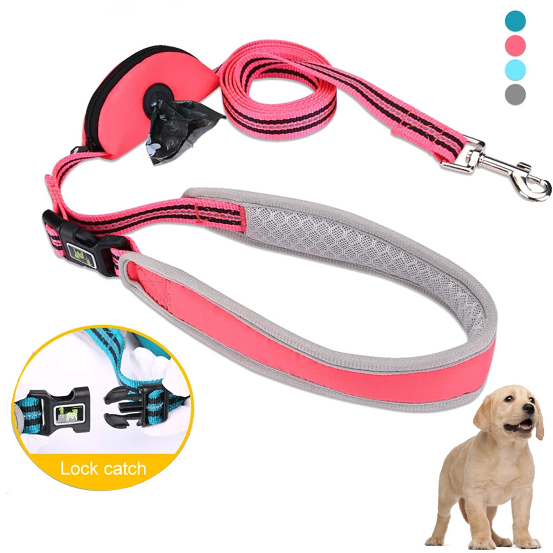 Correa reflectante de nylon para perros de 150 cm