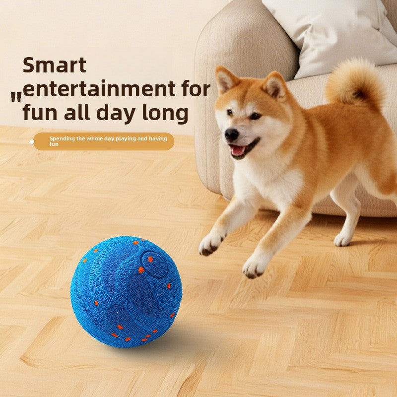 Pelota puzle automática que rebota para perros