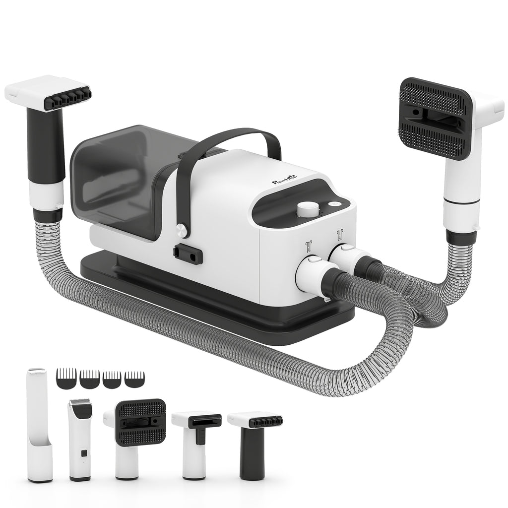 Kit 5 en 1 de aseo para perros con aspirador y secador