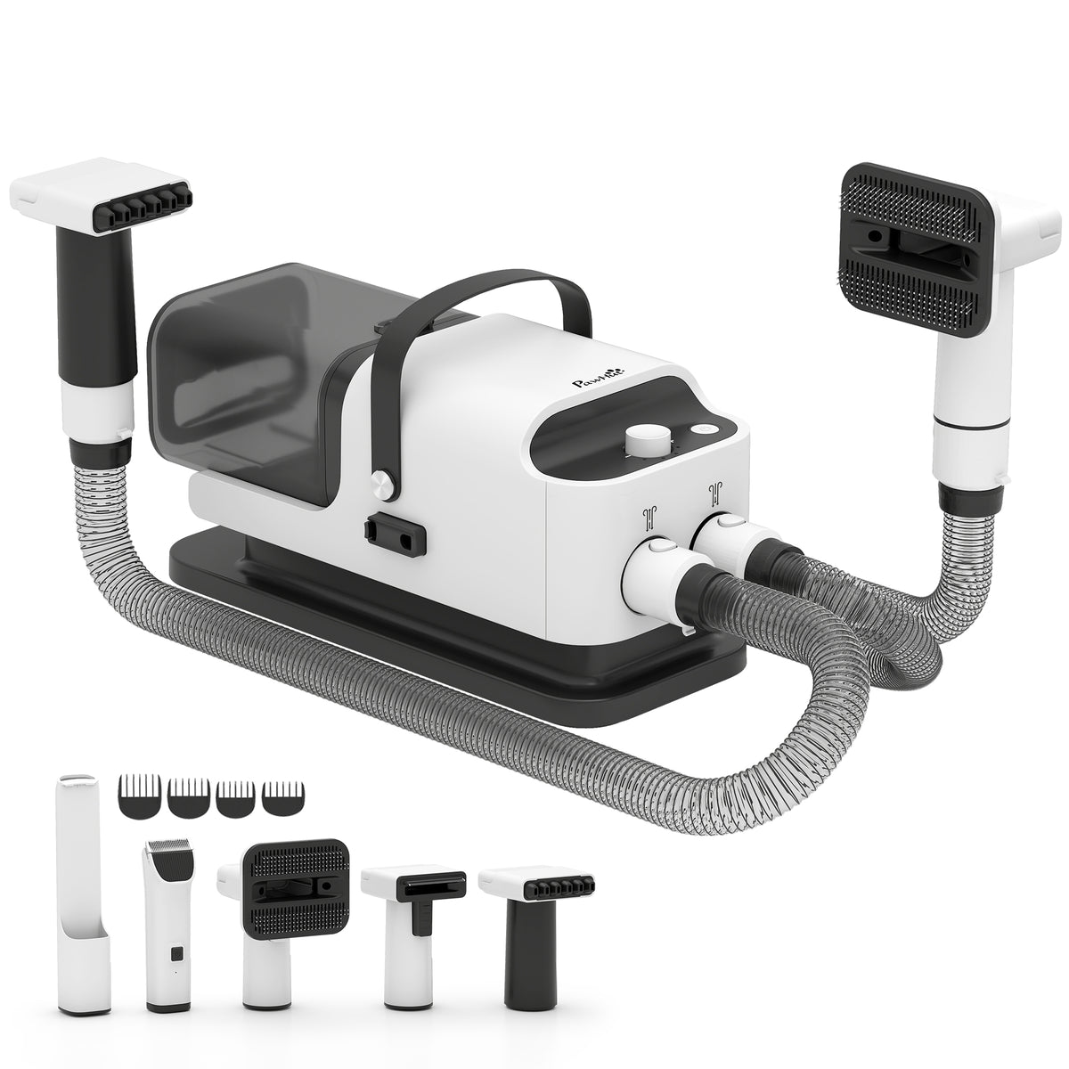 Kit 5 en 1 de aseo para perros con aspirador y secador