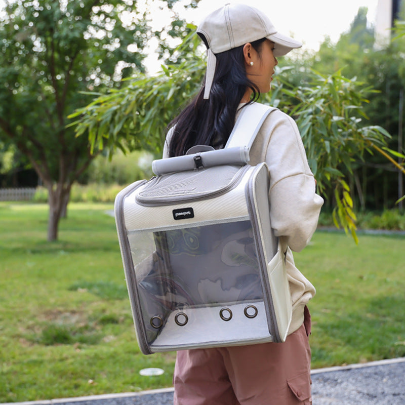 Mochila de transporte para gatos y perros pequeños