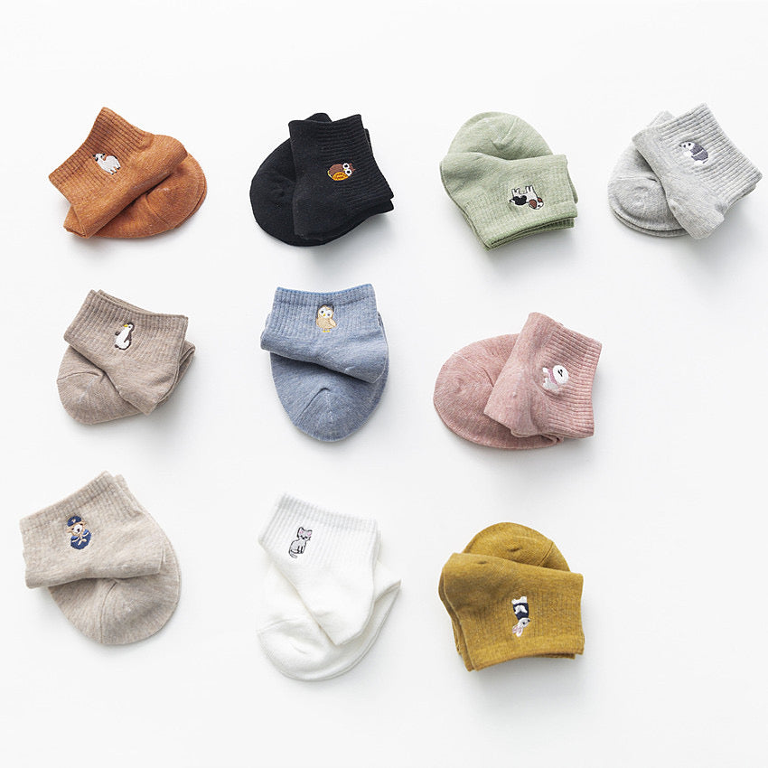 Calcetines bordados de perros y gatos - Pawsome Pets New York
