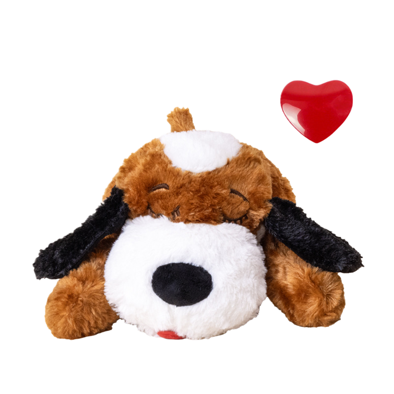 Juguete relajante para perros con simulador de latidos
