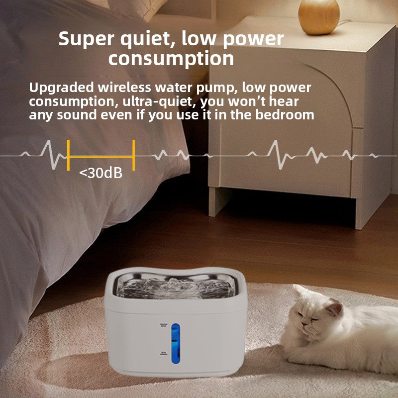 Fuente automática de agua filtrada para perros y gatos