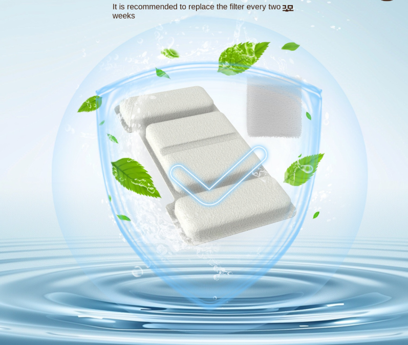 Fuente de agua automática de acero inoxidable para gatos