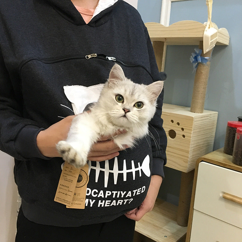 Sudadera portamascotas para gatos y perros