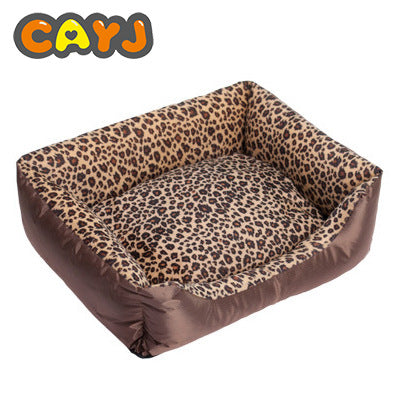 Cama nido rectangular de algodón para perros