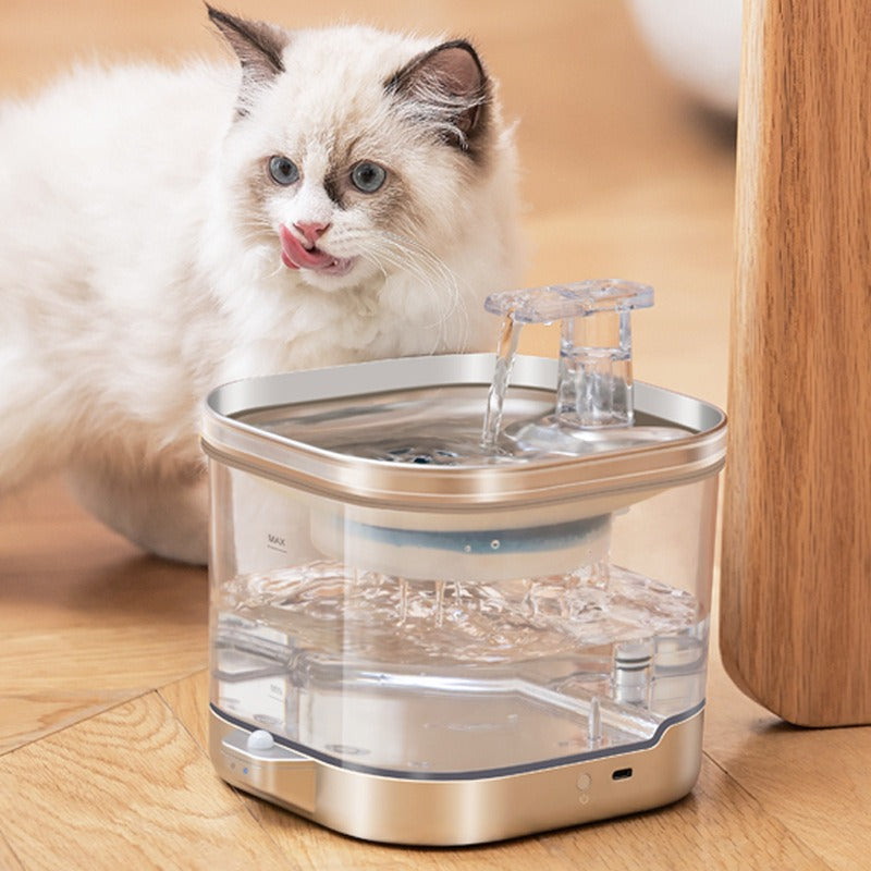 Fuente de agua inalámbrica automática para gatos, 2 litros, foto 6 de 10