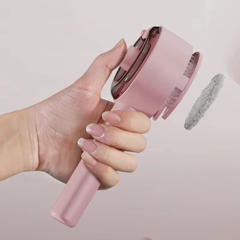 Cepillo eléctrico con spray para perros y gatos