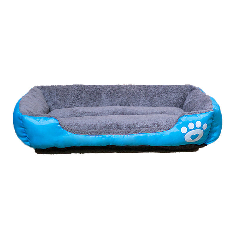 Cama de terciopelo suave y cálida para perros y gatos