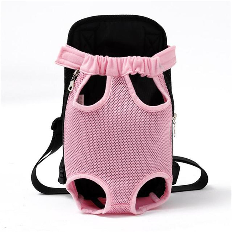 Mochila portabebés para perros y gatos, con patas fuera