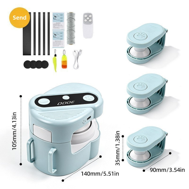 Juguete interactivo para gatos con rotación automática