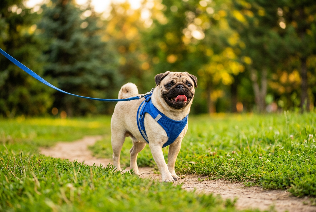 Arnés reflectante con correa para perros pequeños y gatos