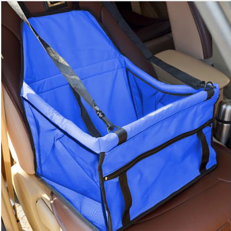 Asiento de coche plegable tipo bolsa con malla para perros y gatos, foto 4 de 16