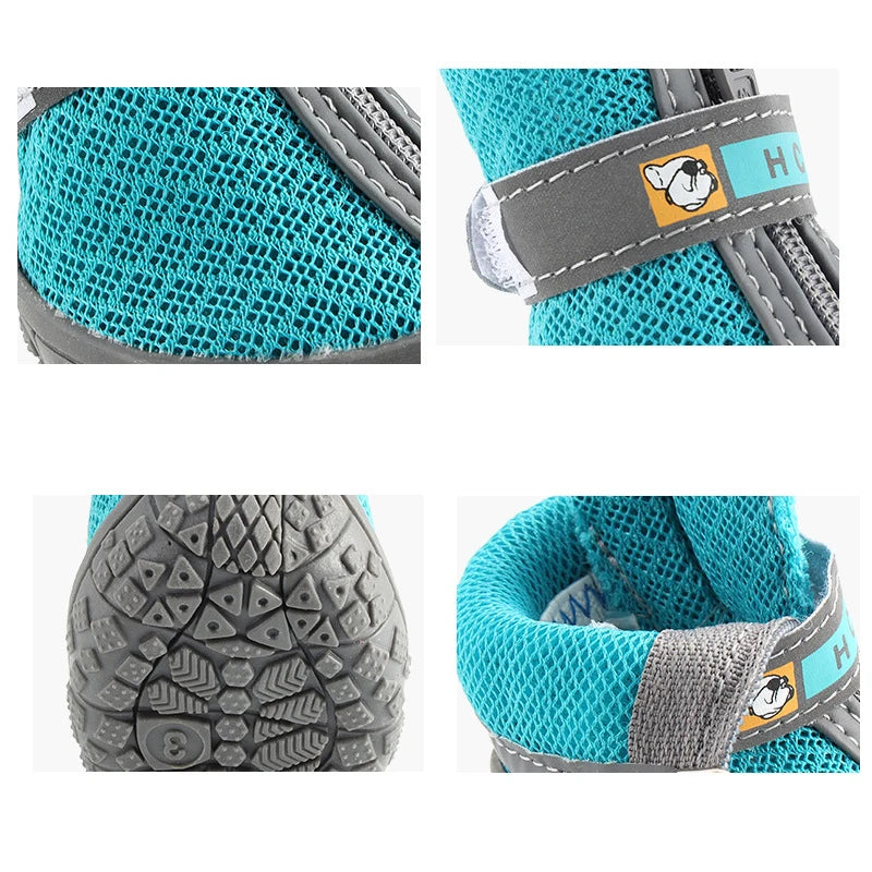 Zapatos transpirables antideslizantes para perros