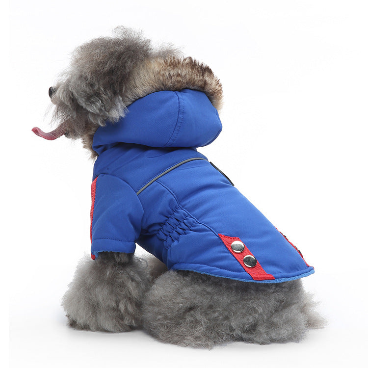 Chaqueta acolchada de invierno para perros