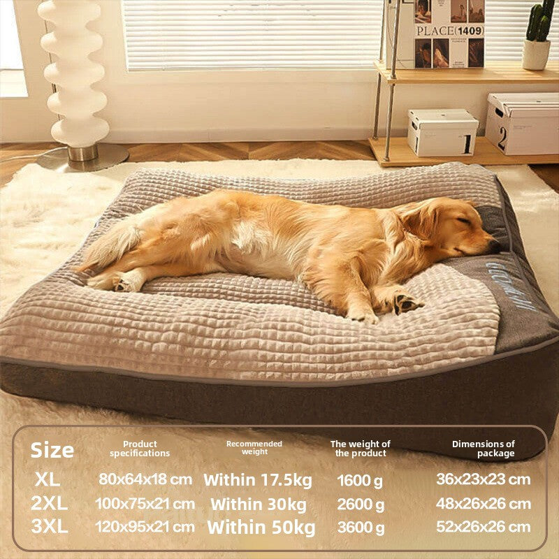 Cama lavable de esponja para perros medianos y grandes