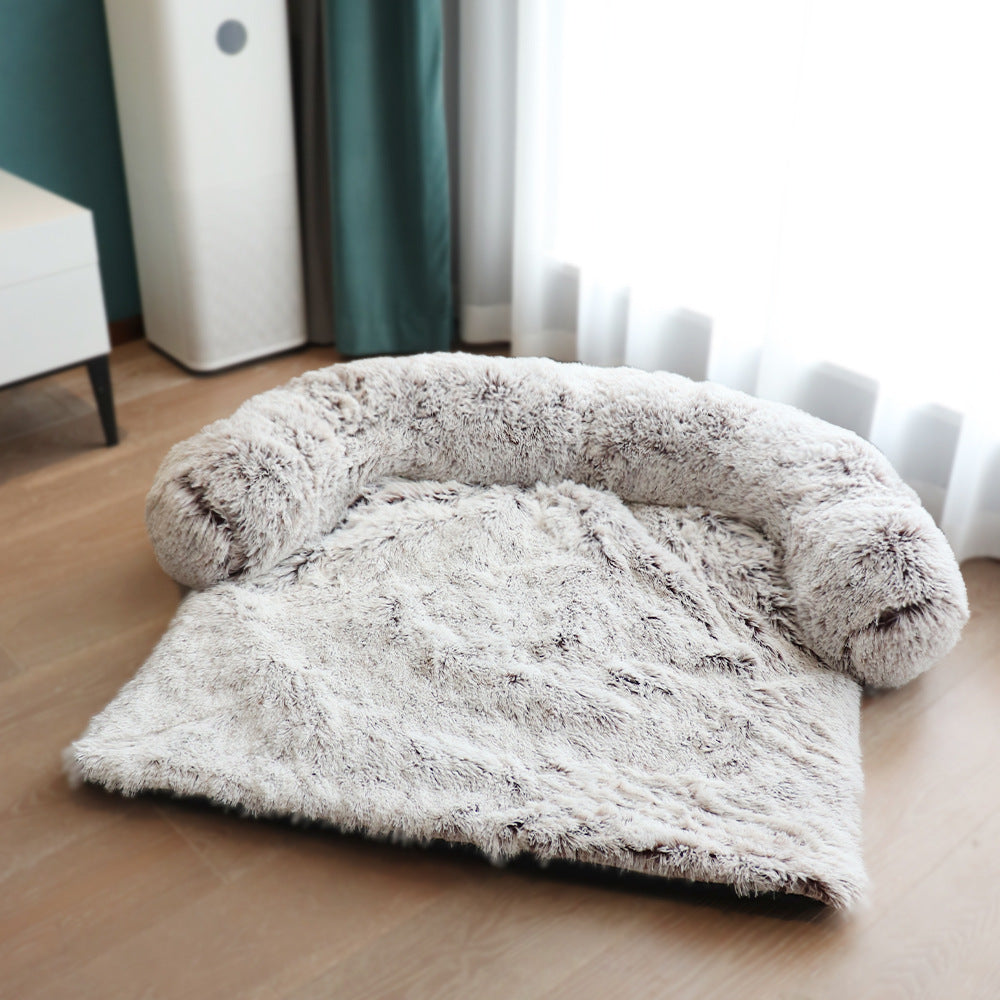 Cama mullida desenfundable para perros