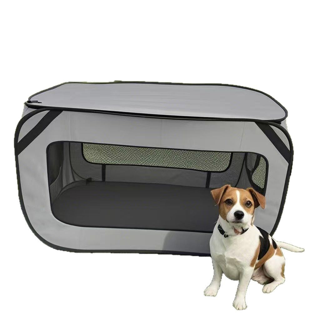 Transportín plegable y transpirable para perros pequeños