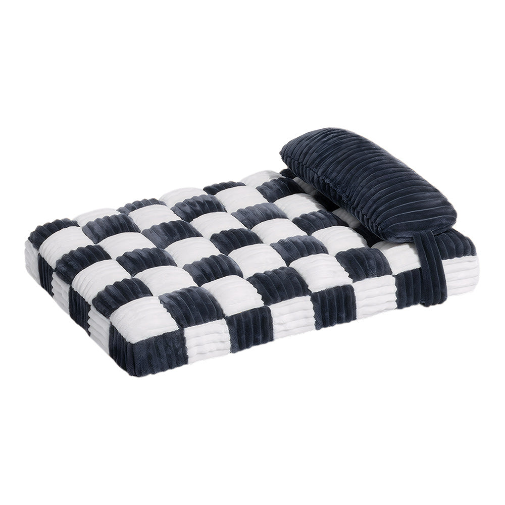 Cama ortopédica de felpa para perros y gatos