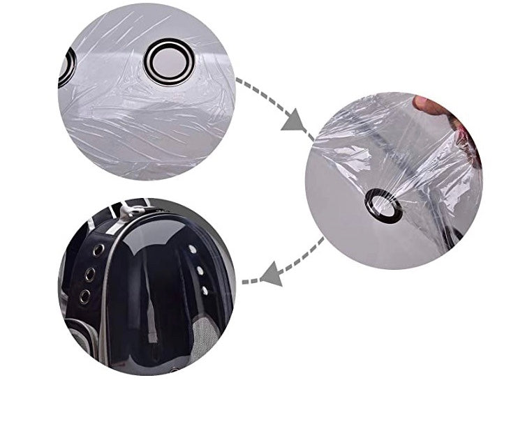 Mochila transportín extensible para gatos y perros pequeños