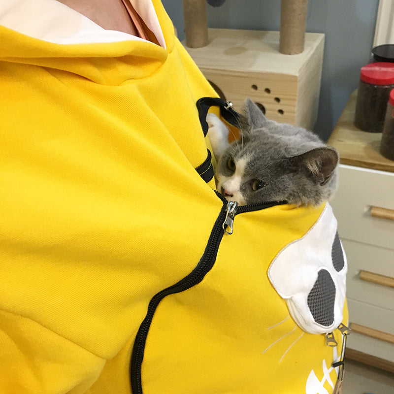 Sudadera portamascotas para gatos y perros