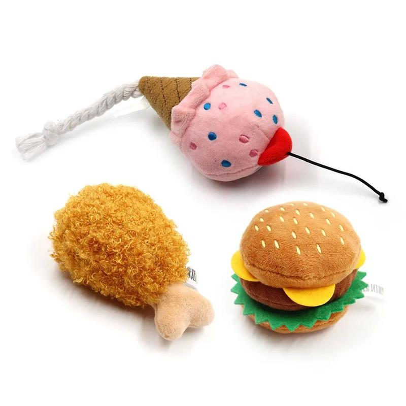 Juguetes de peluche con sonido para perros