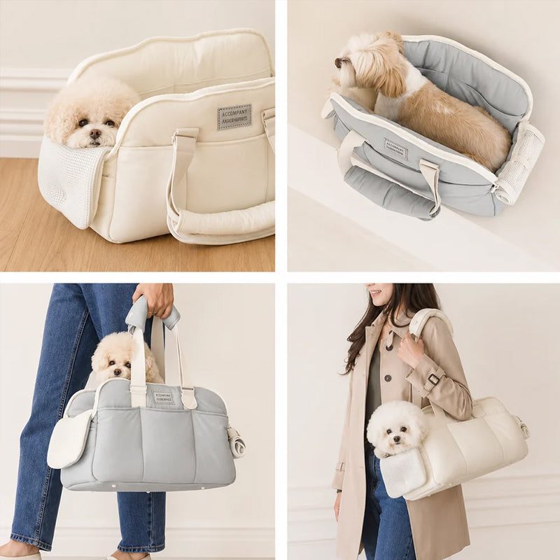 Bolso transportín transpirable para gatos grandes