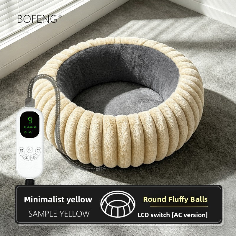 Cama térmica con calentador USB para perros y gatos