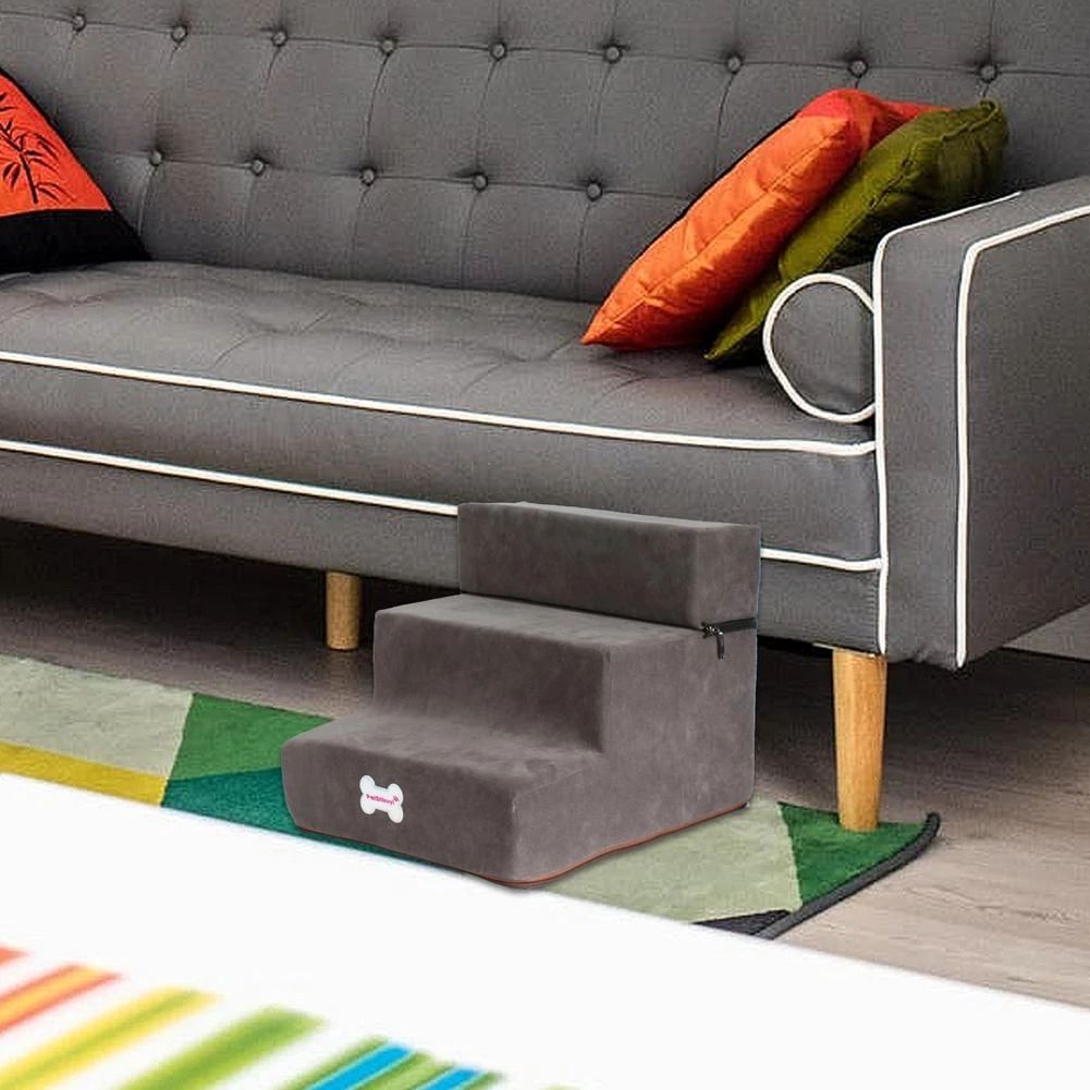 Escalera de espuma lavable para perros pequeños